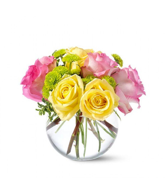 Bouquet limonade rose